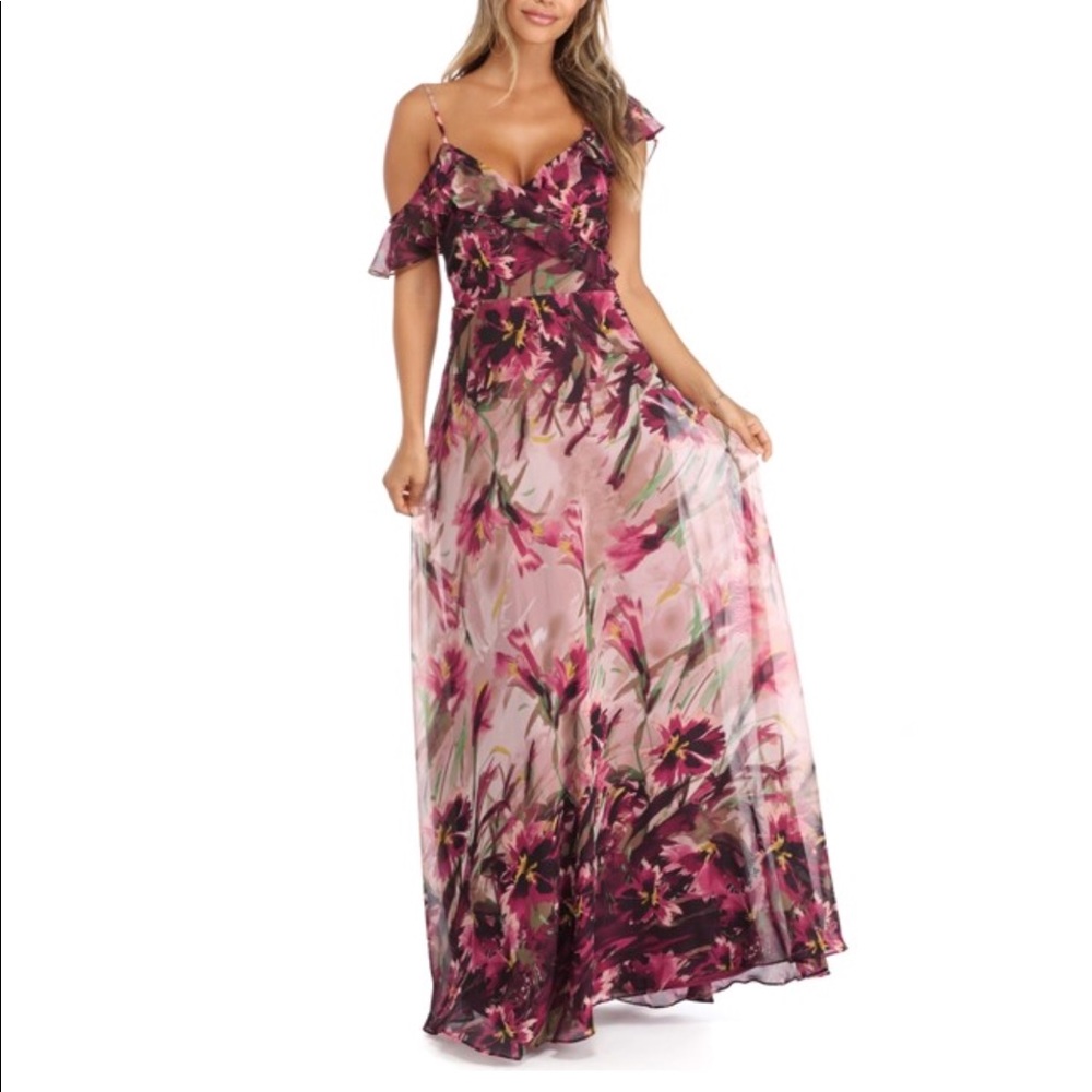 Floral Maxi Dress. NWT. Size S